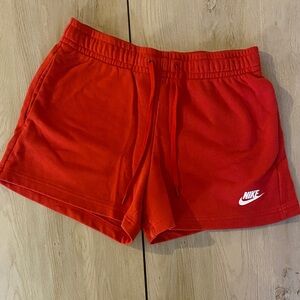 Nike Women's Bright Red Athletic Shorts